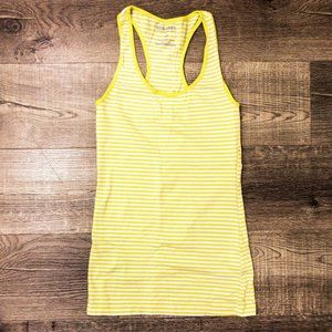 Racerback fitted top